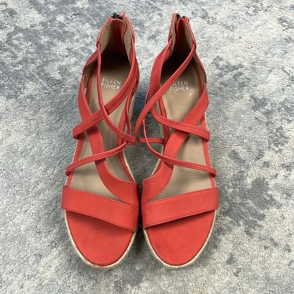 Eileen Fisher espadrille wedge
